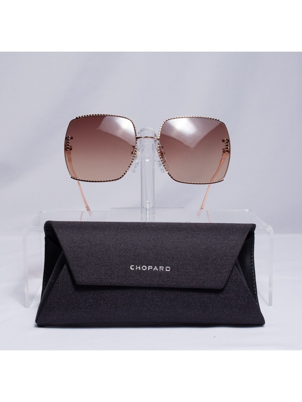 Chopard Oversized Metal Frames Gold